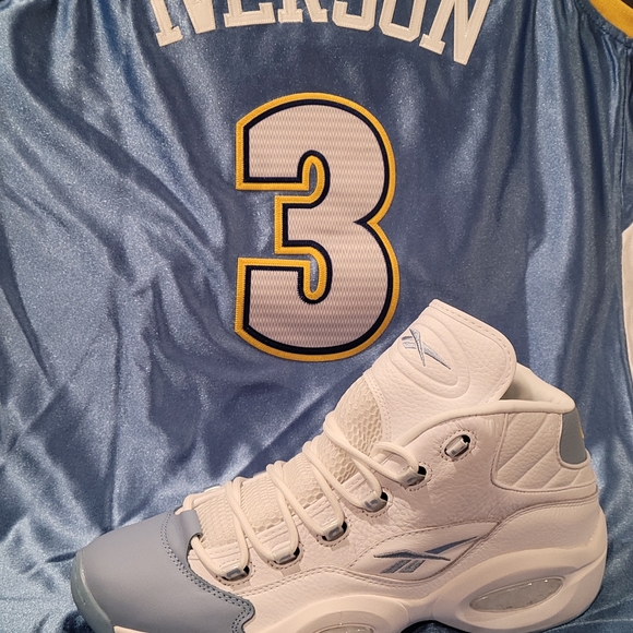Reebok Allen Iverson Question Mid- Denver Nuggets Edition Sneakers - Picture 7 of 8